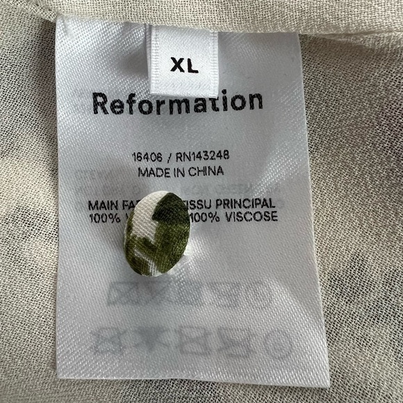 Reformation Jourdan Dress Regency Floral Print Size XL NEW - Picture 14 of 16